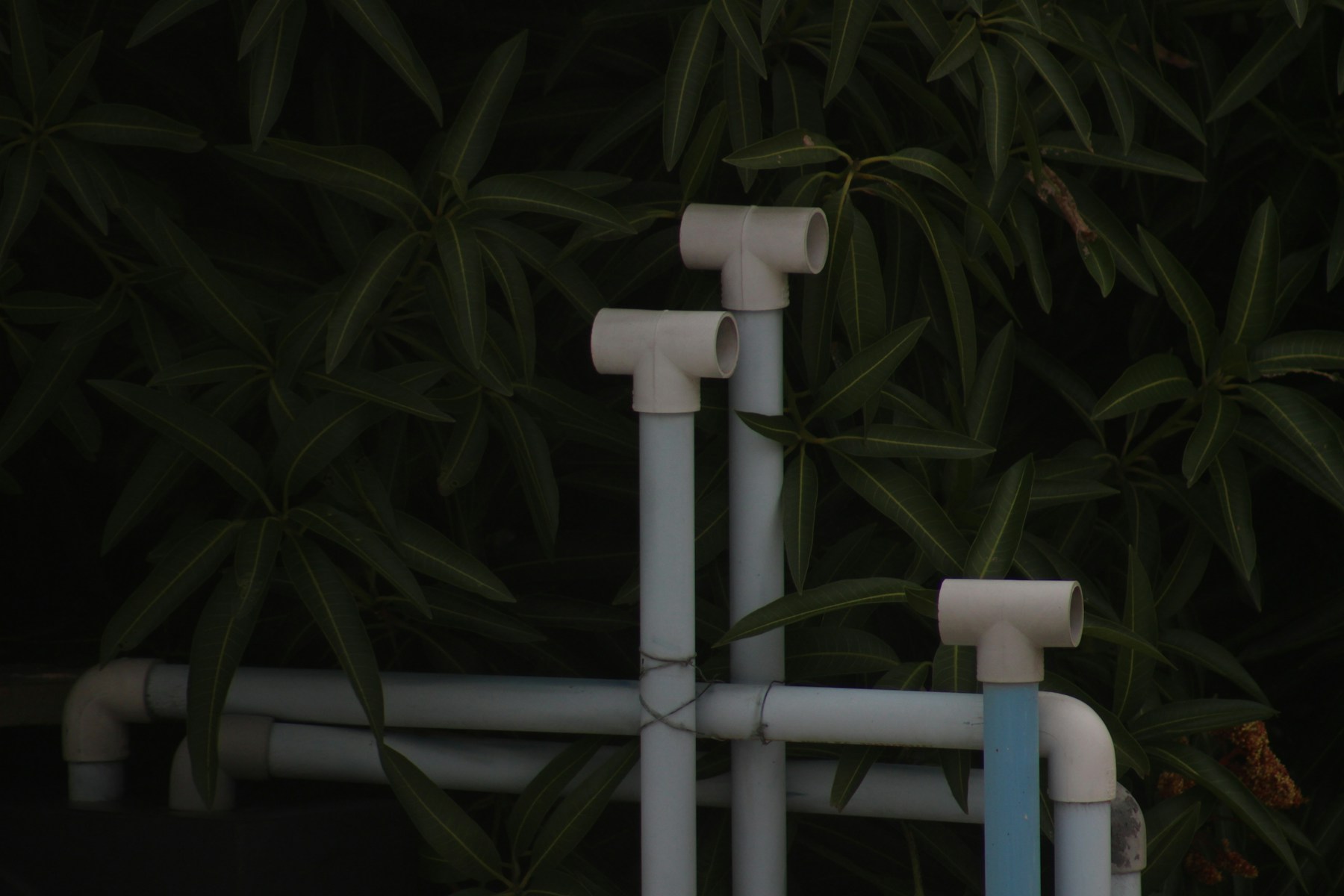 PVC piping installation